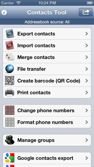 Print Your Contacts via AirPrint image