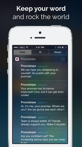 Promishare screenshot