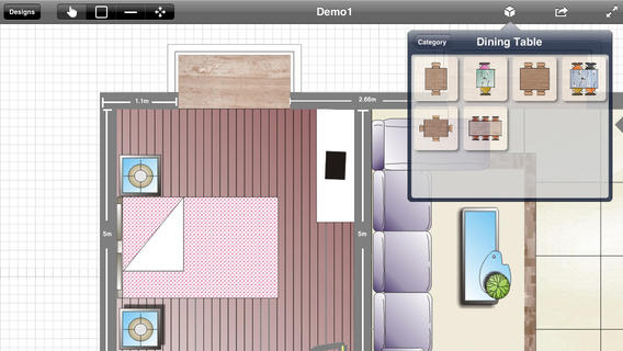 Floor plans can be shared by email