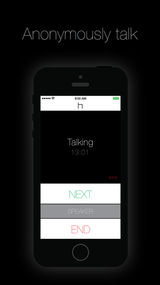 Talk anonymously with anybody
