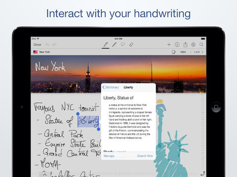 Make handwritten notes on your iPad