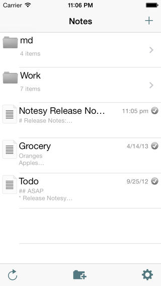 Organize your notes in files