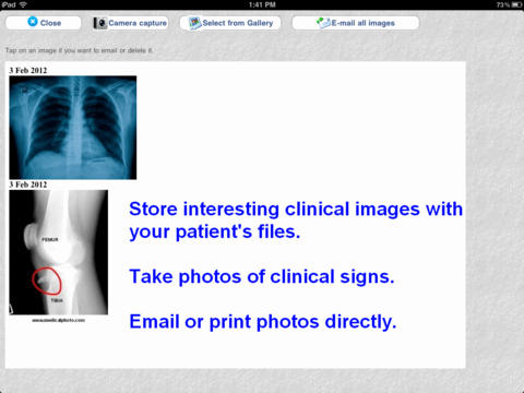 Attach images to patient records
