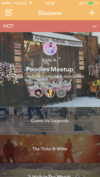 Find events around you