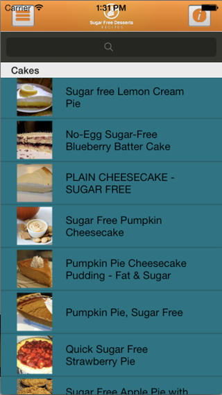More than 120 sugar free desserts recipes