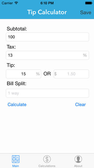 Calculate Tips and Taxes With Ease image