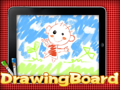 Colorful drawing board