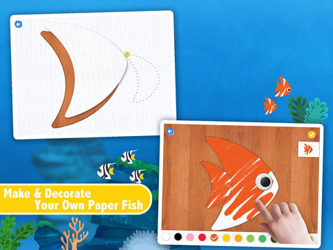 The app appeals to your child's creativity