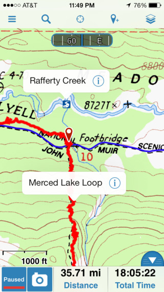 Get Accurate Topographic Maps and Tracking Trails image