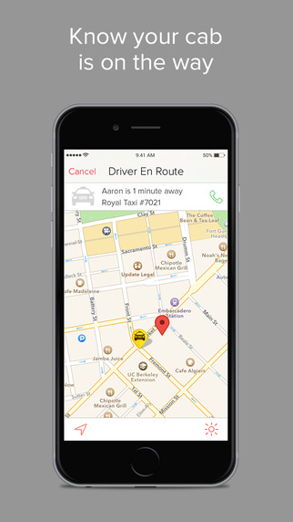 Features of Flywheel Taxi App image