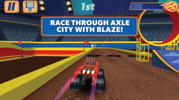 Kids can race on various tracks