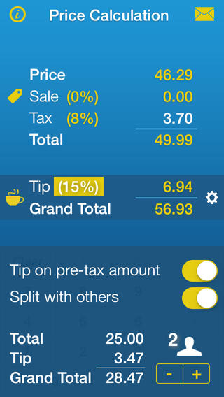 Best Features of Sales Tax, Discount & Tip Calculator image