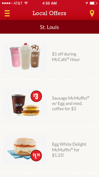 A Mobile Coupon for McDonald’s Products image