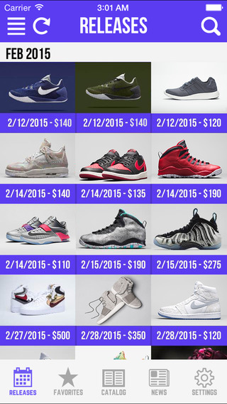 Get Info on Release Dates for Various Nike Sneakers image