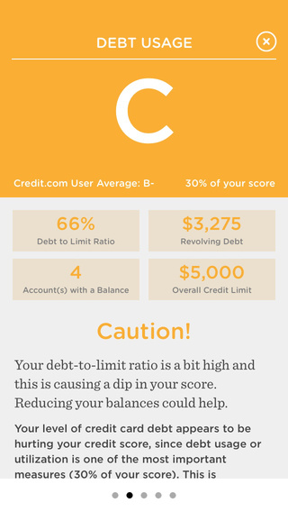 Best Features of Credit.com Mobile iTunes Application image