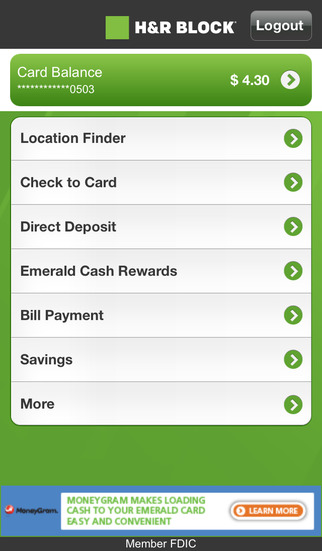 Best Features of Emerald Card iTunes Application image