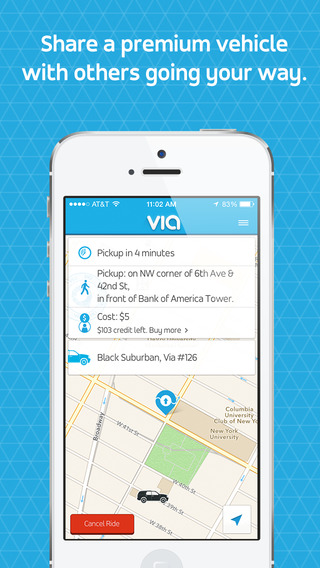 Best Features of Via Ride-Share App image