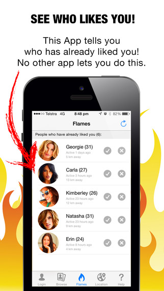 Get Exciting Matches with Flame for Tinder image